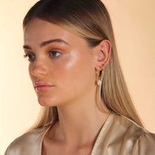 Load image into Gallery viewer, LINDA TAHIJA - BAROQUE PEARL WILLPOWER HOOP EARRINGS
