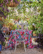 KIP & CO X ROMANCE WAS BORN - TABLECLOTH - FLOWER POWER PINK