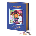 LIBERTY ALL YOU NEED IS LOVE AND LIBERTY 500  PIECE BOOK PUZZLE