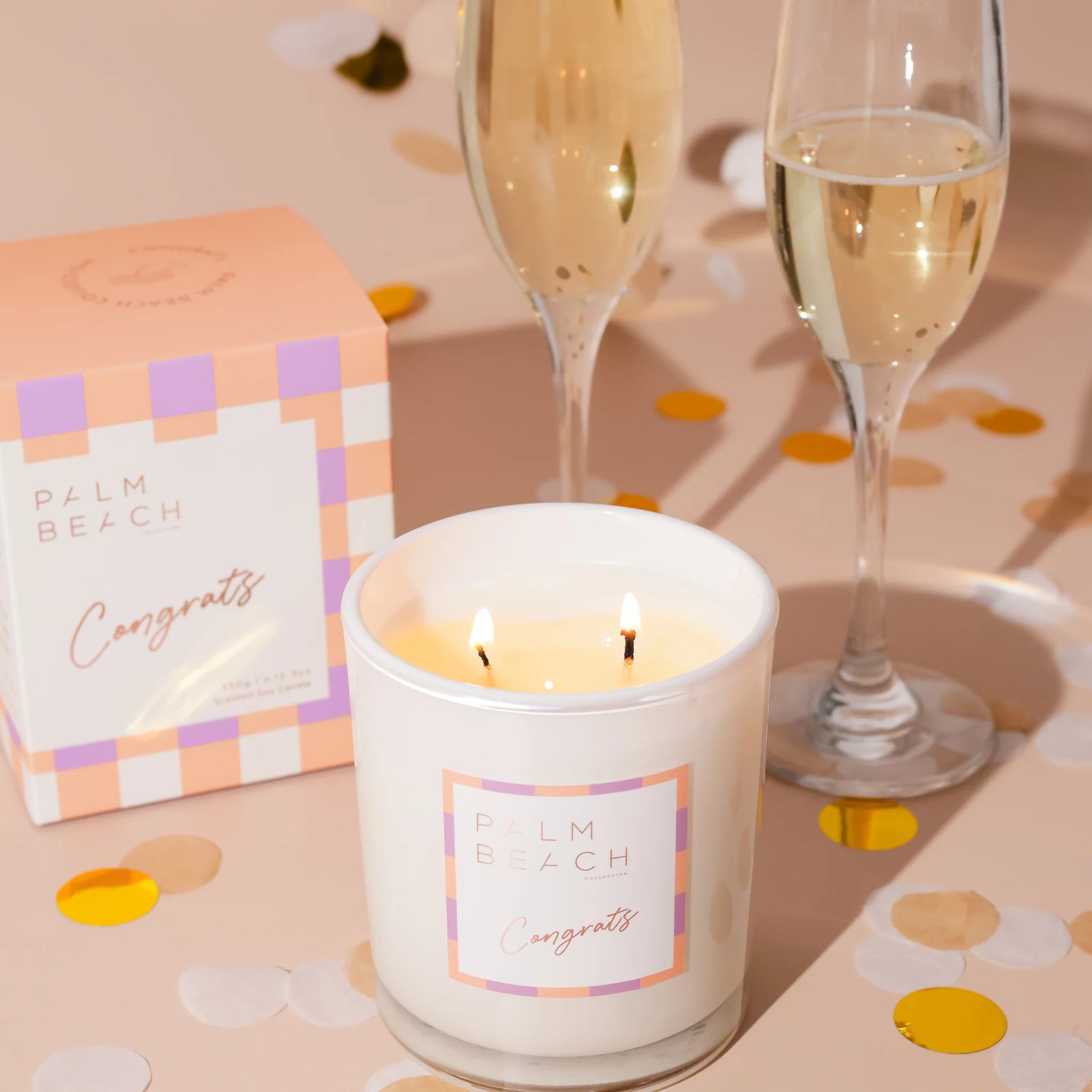 PALM BEACH COLLECTION - CONGRATS SCENTED CANDLE 350g