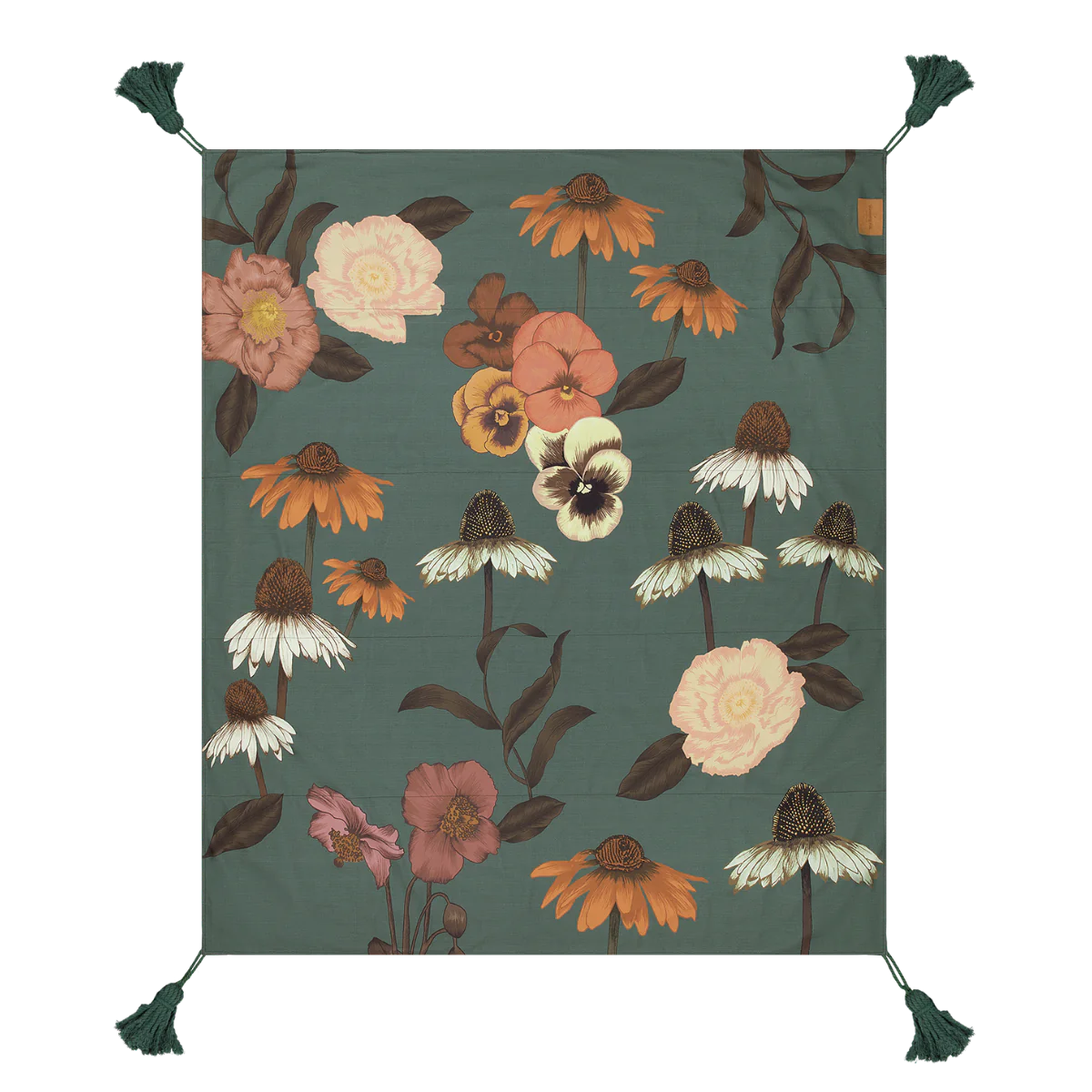 WANDERING FOLK - GLADES PICNIC RUG - WILLOW