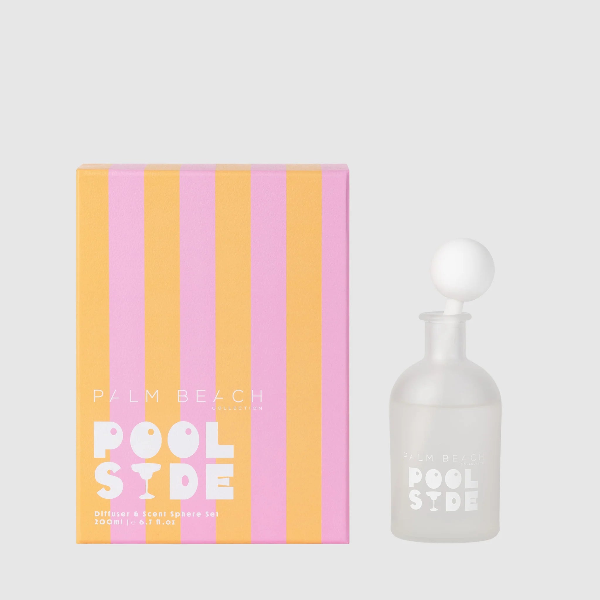 PALM BEACH COLLECTION - POOL SIDE REED DIFFUSER + SCENT SPHERE 200ML