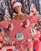 KIP & CO - I LOVE CHRISTMAS SPOT ORGANIC PILLOWCASE