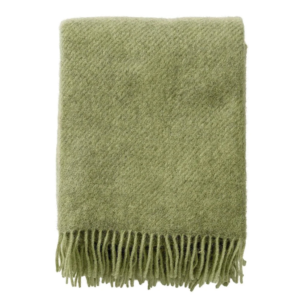 KLIPPAN - GOTLAND WOOL BLANKET CRISPY - PEAR