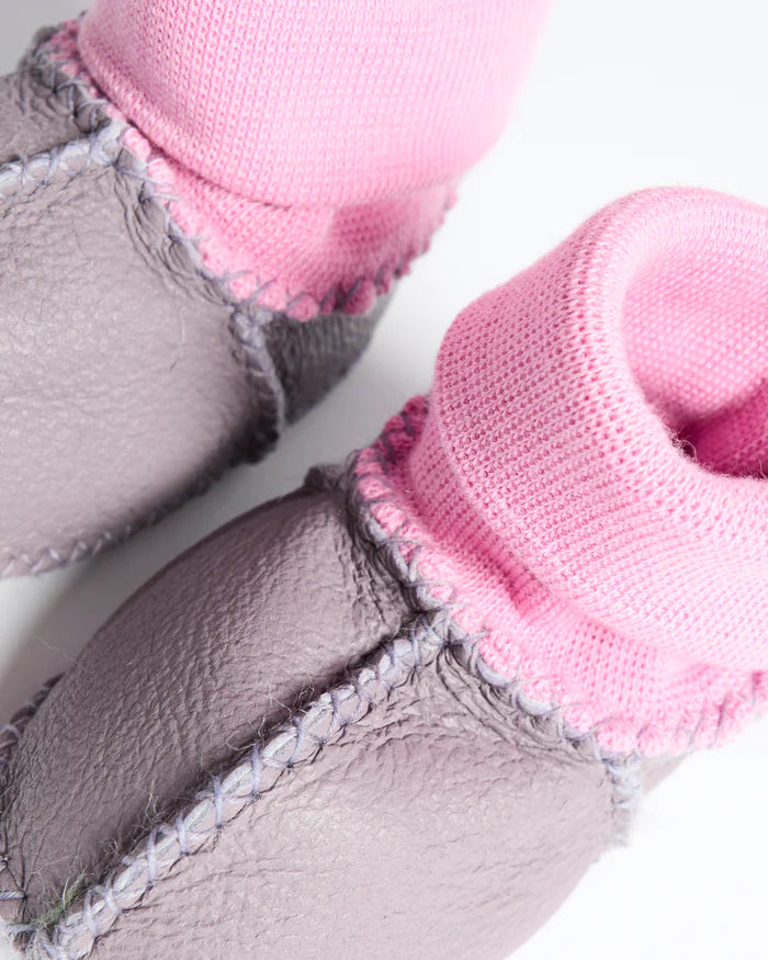 KIP & CO - BABY BOOTIES - LILAC