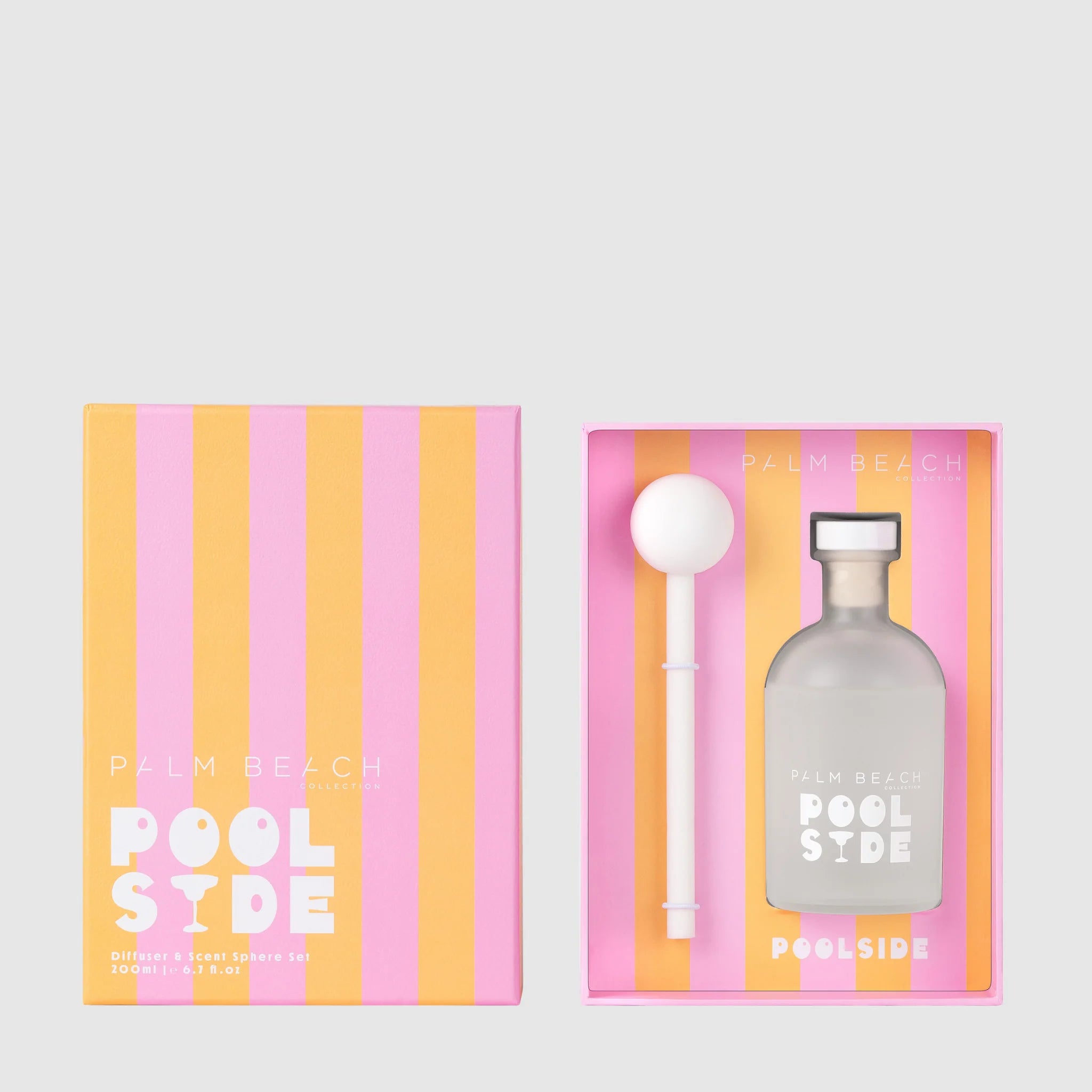 PALM BEACH COLLECTION - POOL SIDE REED DIFFUSER + SCENT SPHERE 200ML