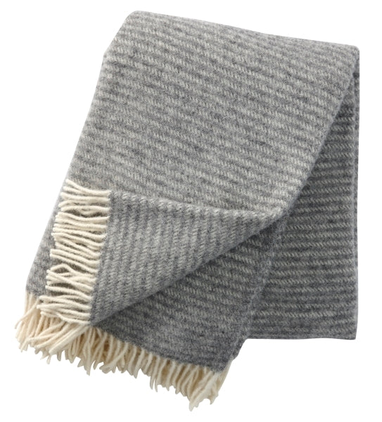 KLIPPAN - RALPH WOOL BLANKET - GREY