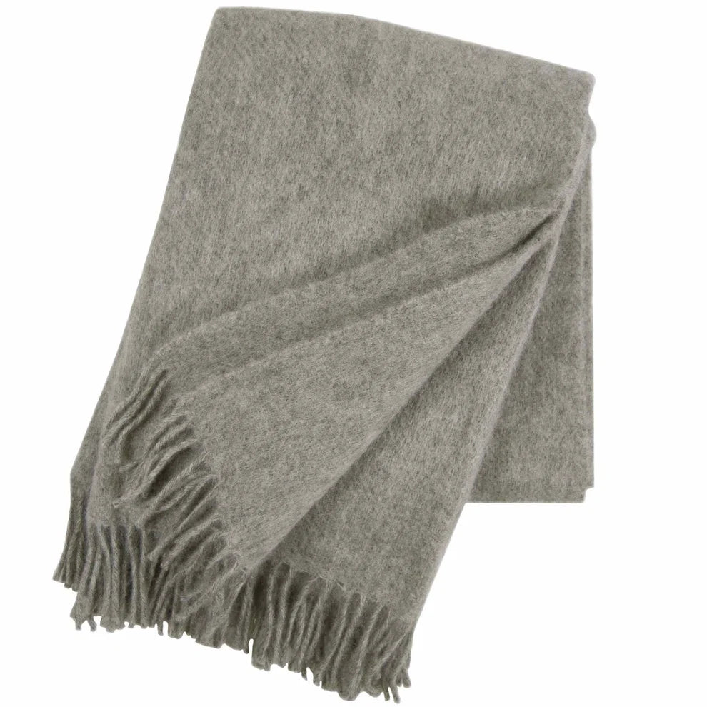 KLIPPAN - GOTLAND WOOL BLANKET - GREY