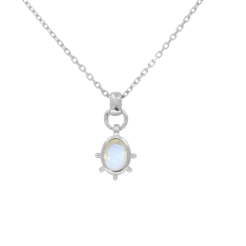 TONIMAY - GIA MOONSTONE SILVER NECKLACE