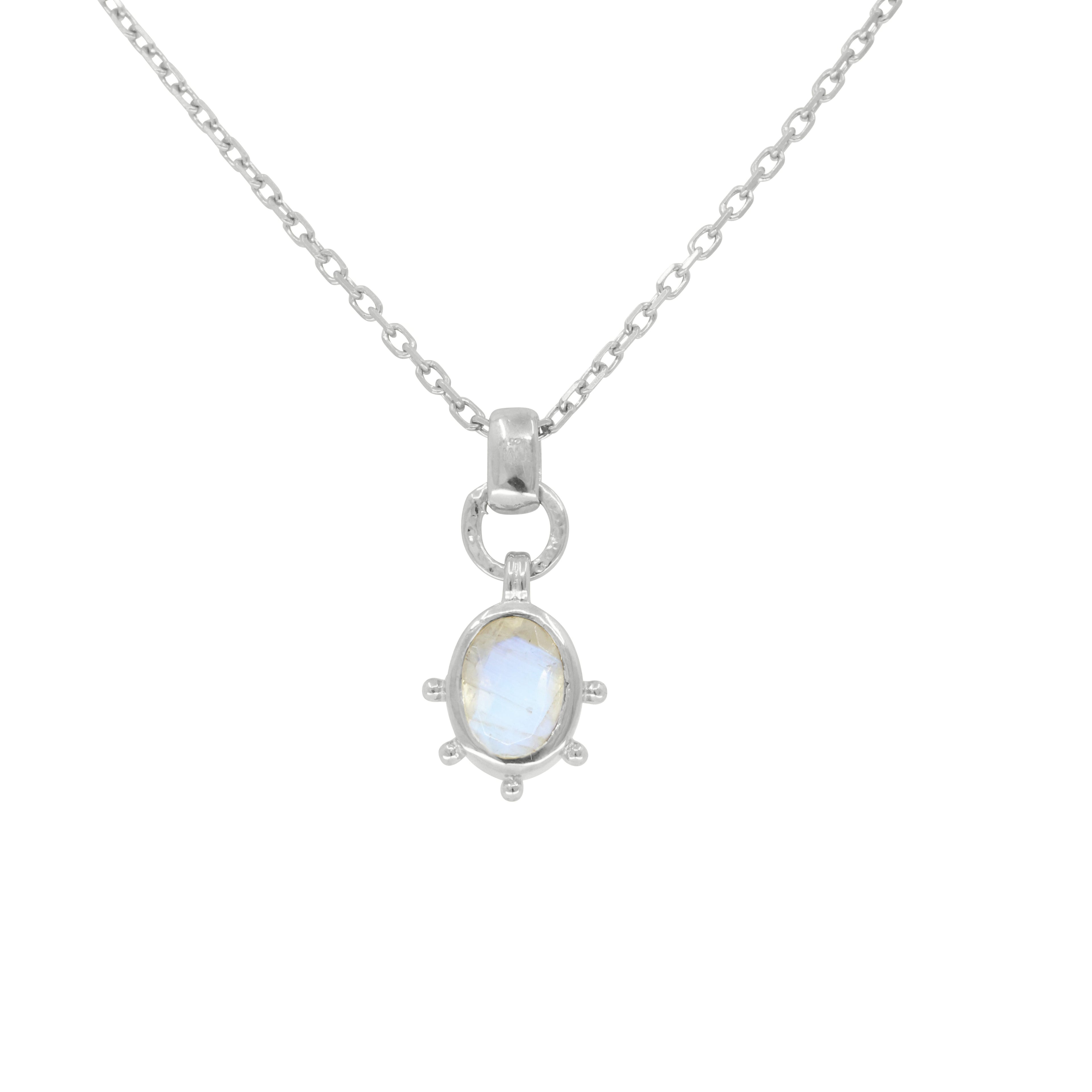 TONIMAY - GIA MOONSTONE SILVER NECKLACE