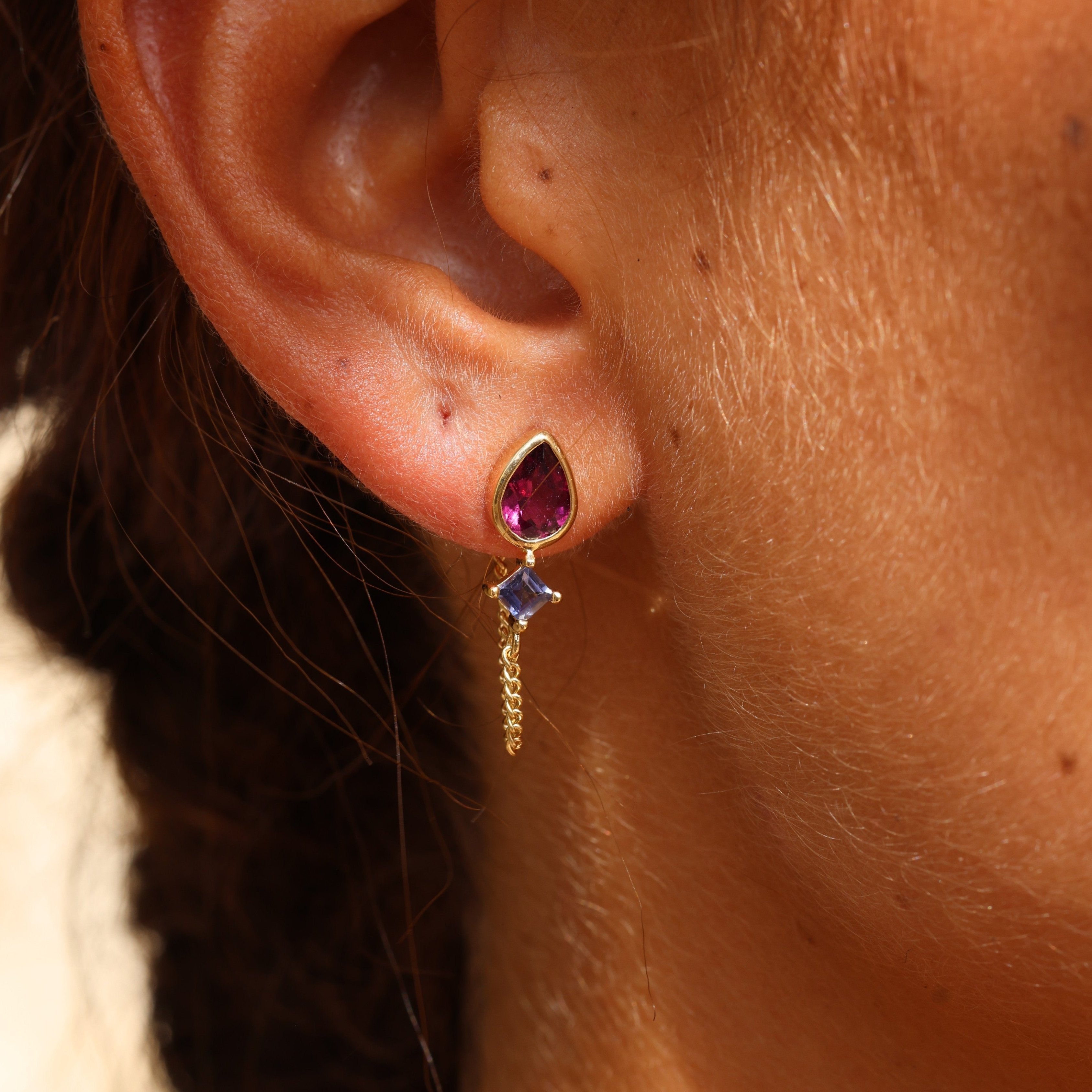 TONIMAY - VALENTINA GOLD CHAIN STUD
