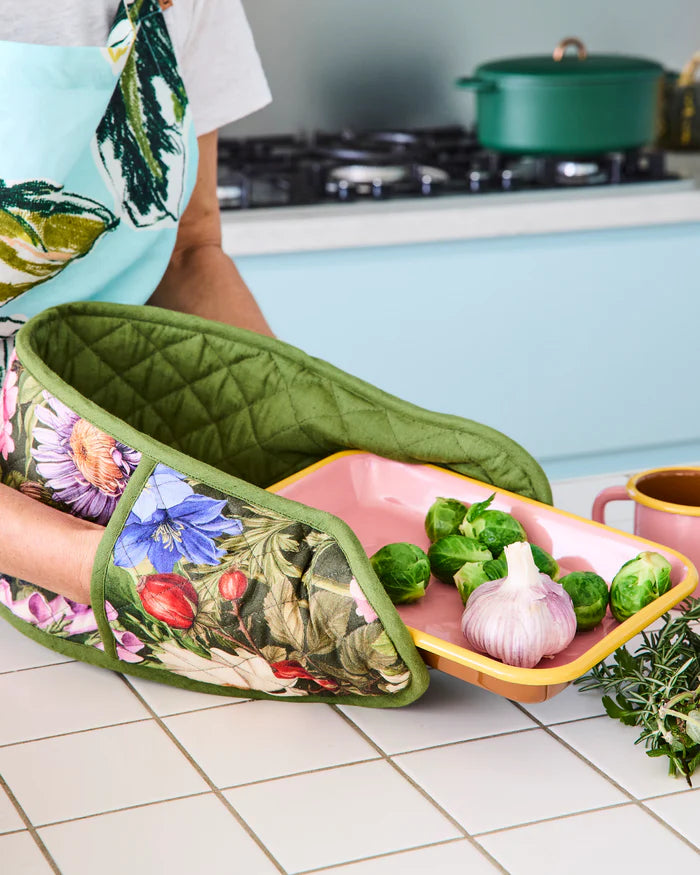 KIP & CO - COTTAGE GARDEN EDEN DOUBLE OVEN MITT