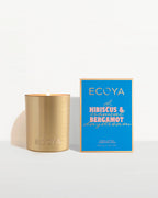 ECOYA - HOLIDAY: HIBISCUS & BERGAMOT GOLDIE CANDLE
