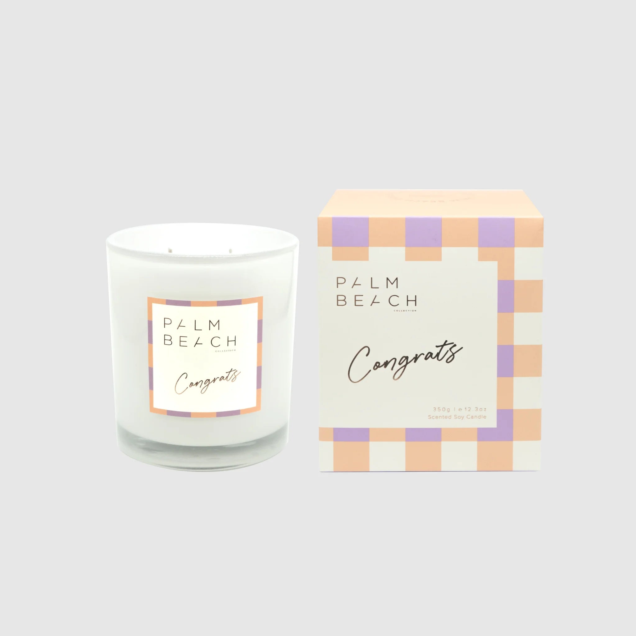 PALM BEACH COLLECTION - CONGRATS SCENTED CANDLE 350g
