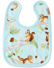 Load image into Gallery viewer, KIP &amp; CO - ORGANIC COTTON BIB - SQUIRREL SCURRY
