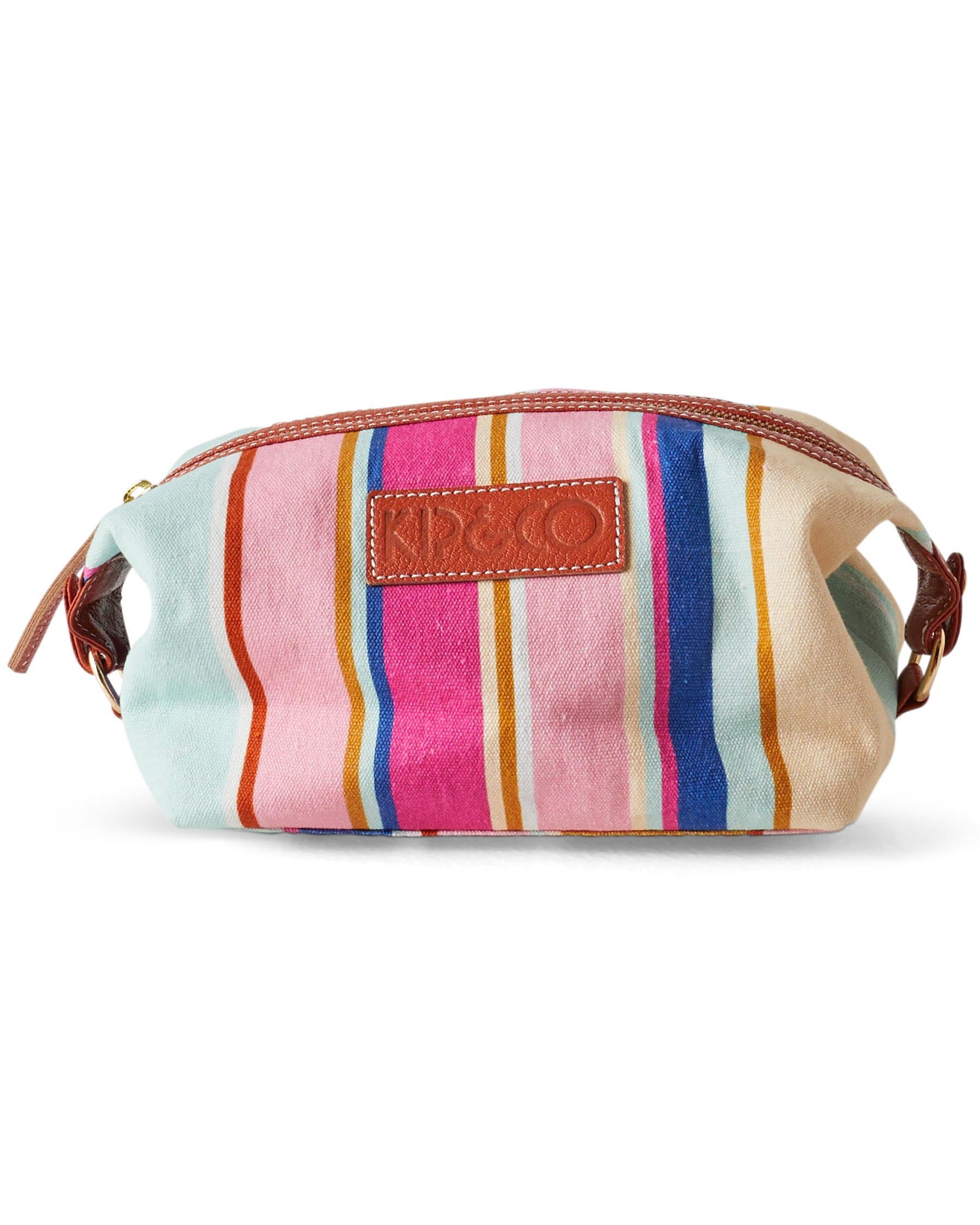KIP & CO - TOILETRY BAG - JAIPUR STRIPE