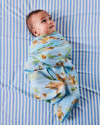 KIP & CO - BAMBOO SWADDLE - SQUIRREL SCURRY