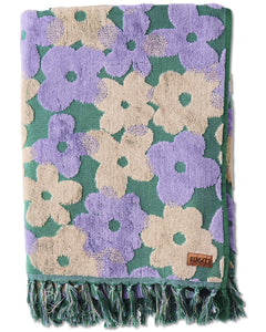 KIP & CO - PRINTED TERRY BATH TOWEL - BUSH DAISY