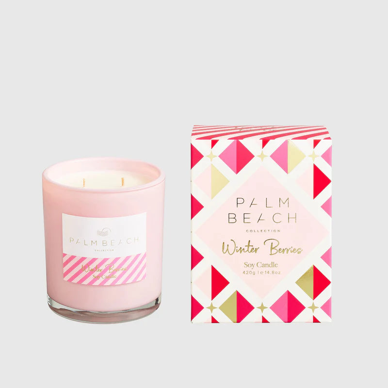 PALM BEACH COLLECTION - STANDARD CANDLE - WINTER BERRIES