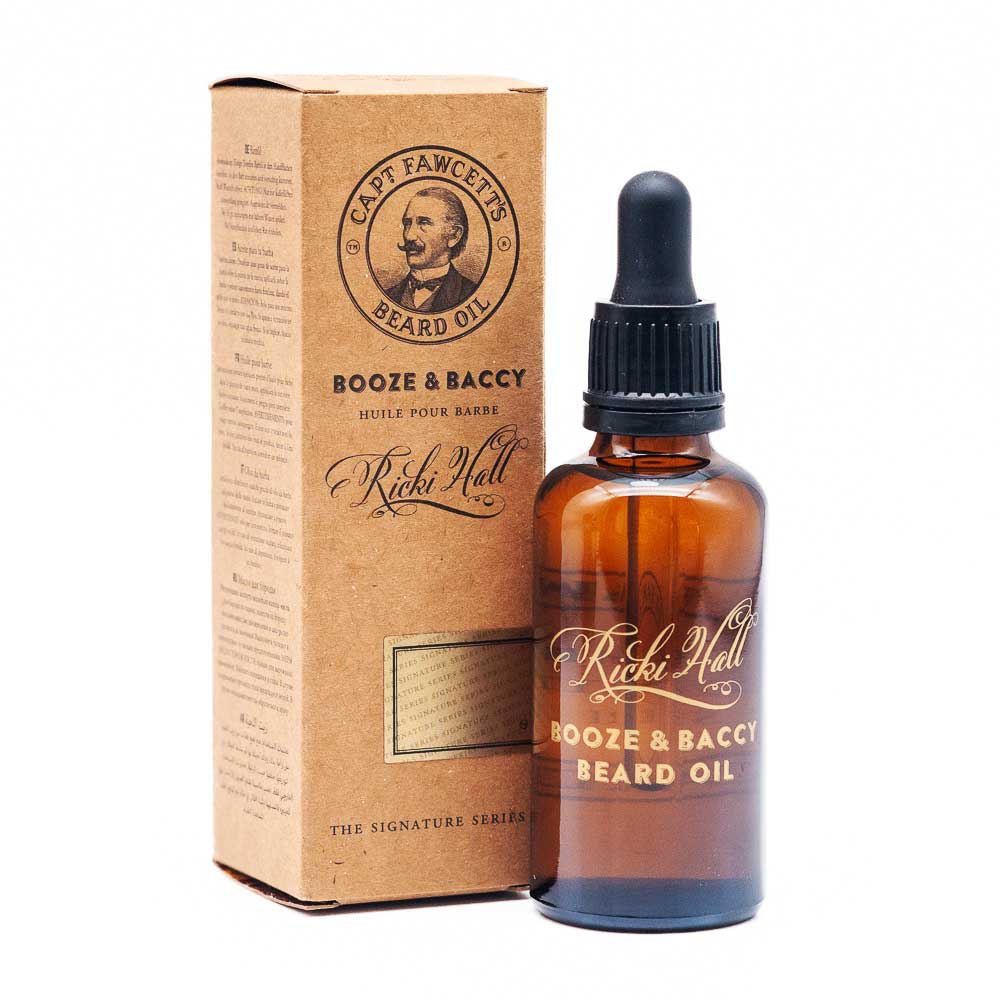 CAPTAIN FAWCETT - BOOZE & BACCY BEARD OIL - 50ML