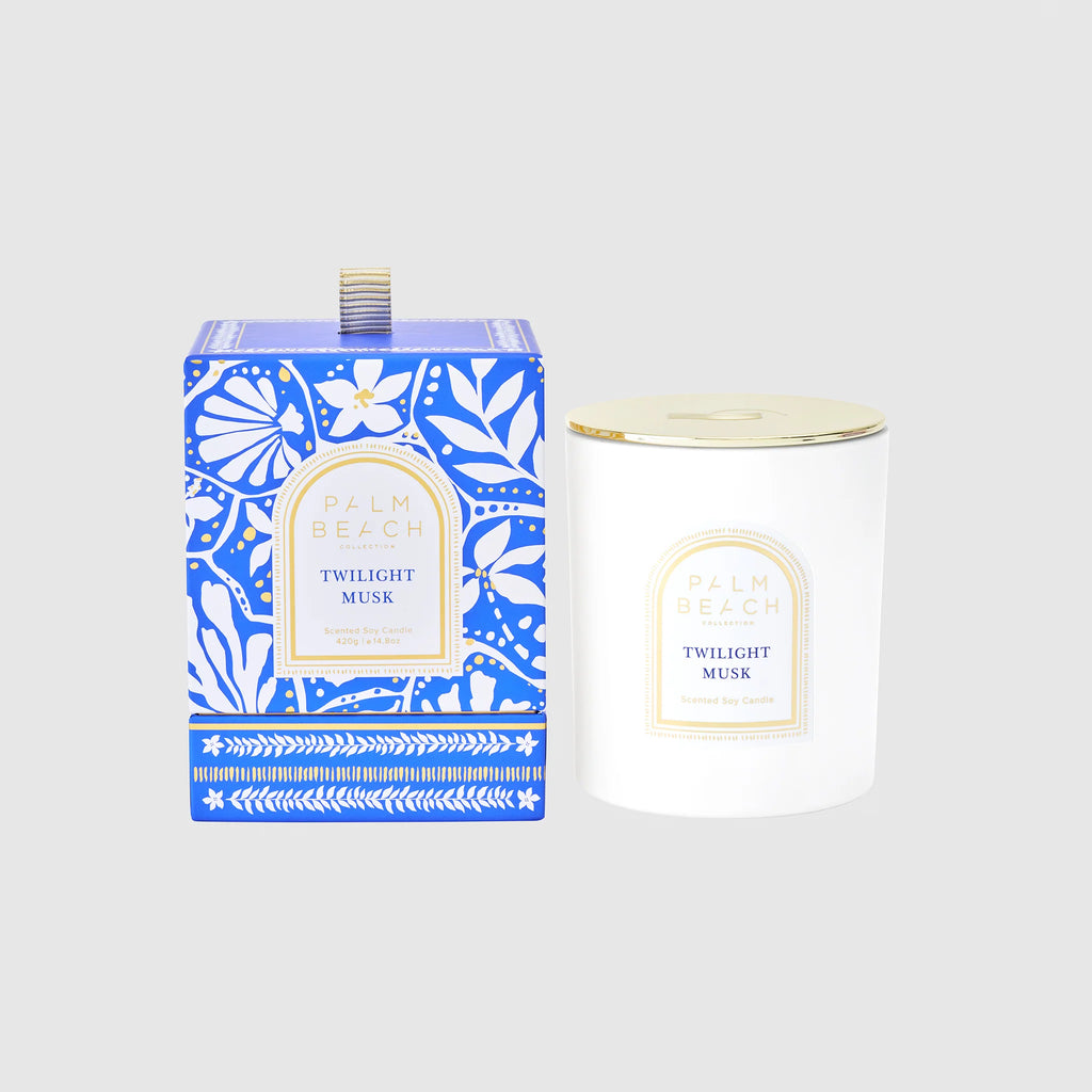 PALM BEACH COLLECTION - TWILIGHT MUSK SCENTED CANDLE 420g