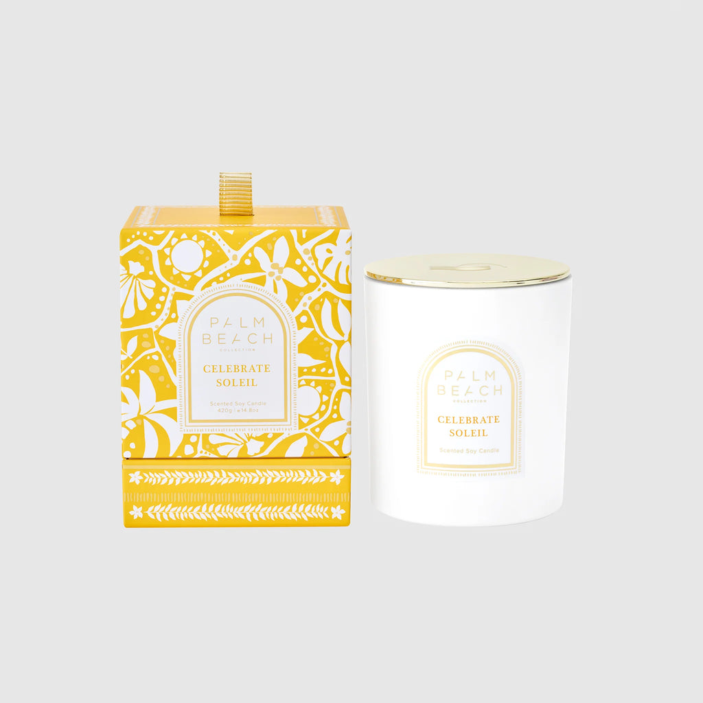 PALM BEACH COLLECTION - CELEBRATE SOLEIL SCENTED CANDLE 420g