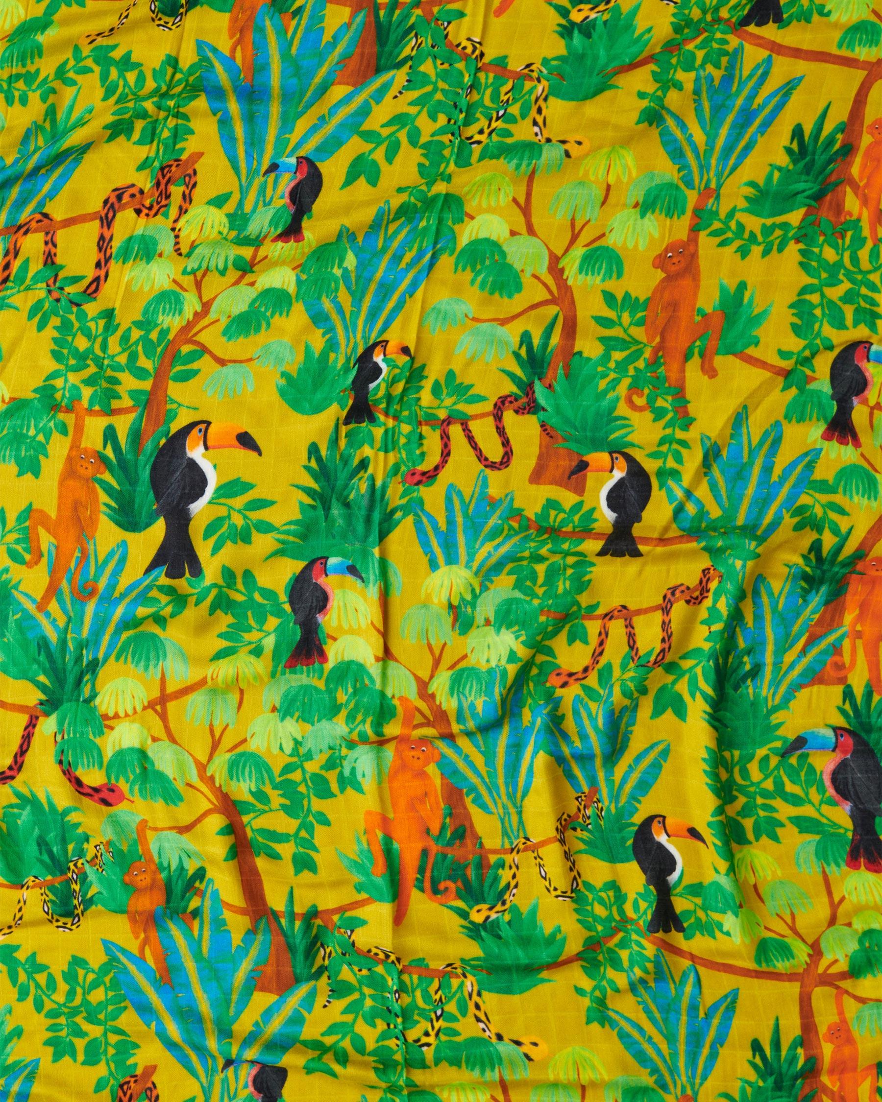 KIP & CO - BAMBOO SWADDLE - JUNGLE BOOGIE