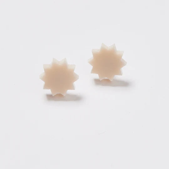 MARTHA JEAN - STAR STUDS - BEIGE