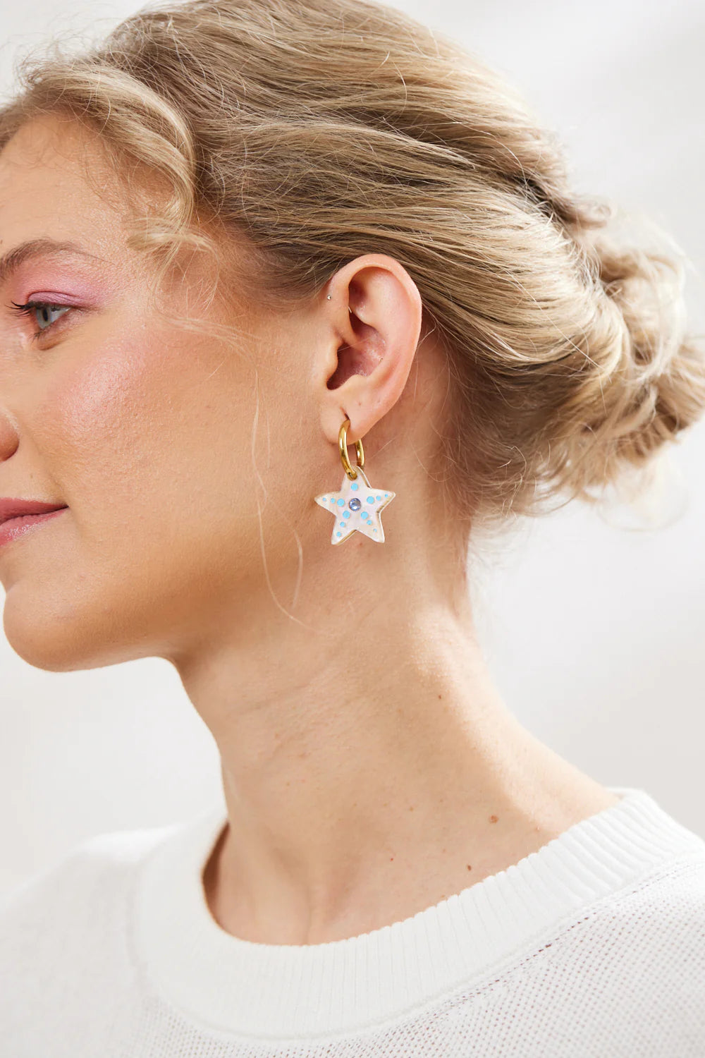 MARTHA JEAN -SEA STARS EARRINGS - GOLD