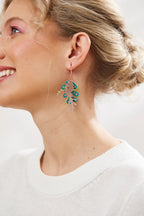 MARTHA JEAN - SEA HORSE HOOPS - FOREST/ PINK