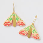 MARTHA JEAN - MOTH WATTLE EARRINGS - CHAMPAGNE / GOLD
