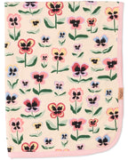 KIP & CO - ORGANIC COTTON SNUGGLE BLANKET - PRETTY PANSY