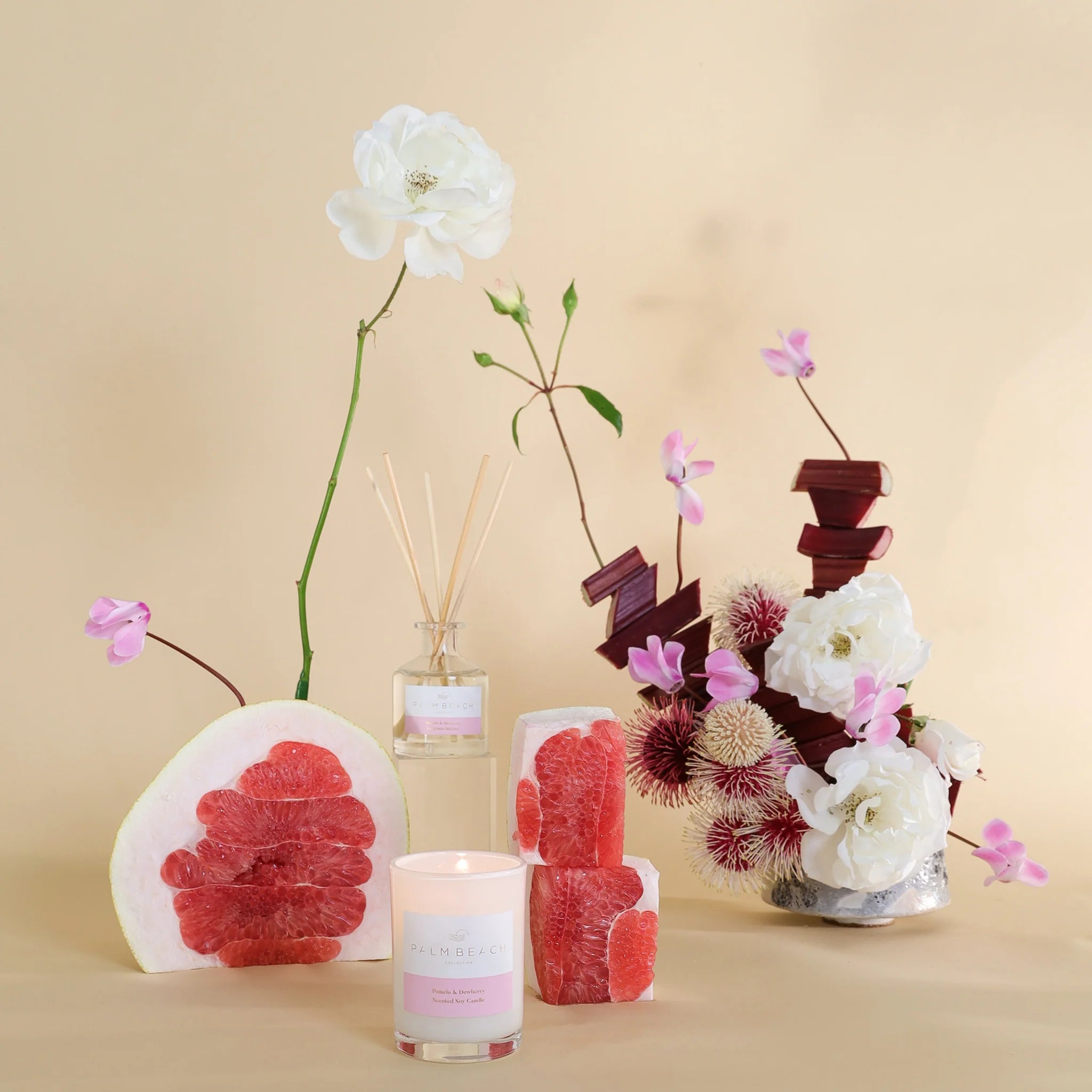 PALM BEACH COLLECTION - 50ML MINI FRAGRANCE DIFFUSER - POMELO & DEWBERRY