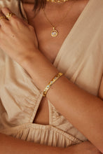 Load image into Gallery viewer, TONIMAY - CORONET MOONSTONE GOLD CUFF

