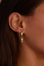 Load image into Gallery viewer, TONIMAY - CORA OPAL MOONSTONE GOLD HUGGIES
