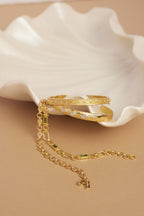 TONIMAY - CORONET MOONSTONE GOLD CUFF