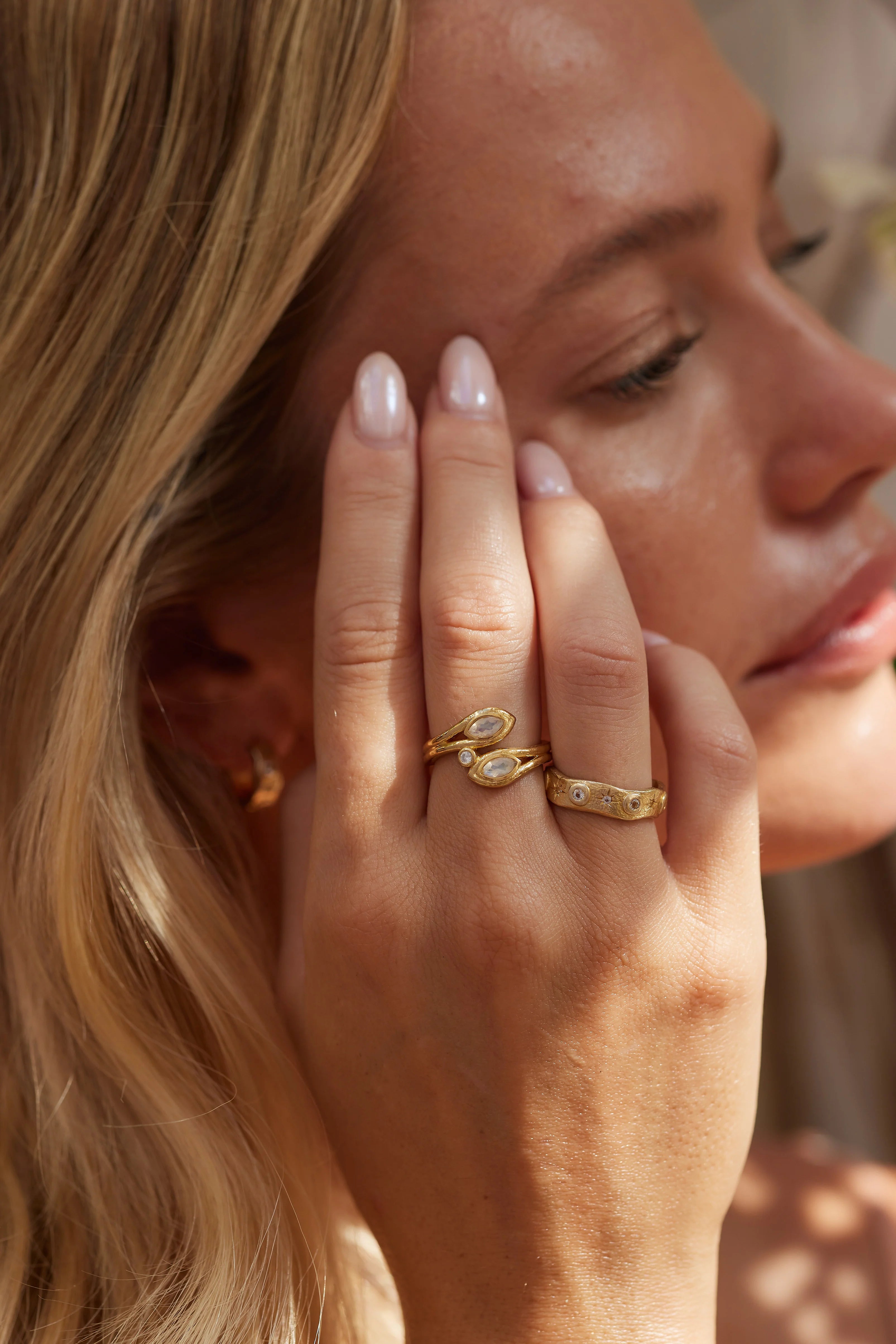 TONIMAY - COSMIC GOLD RING - SIZE 7 MEDIUM