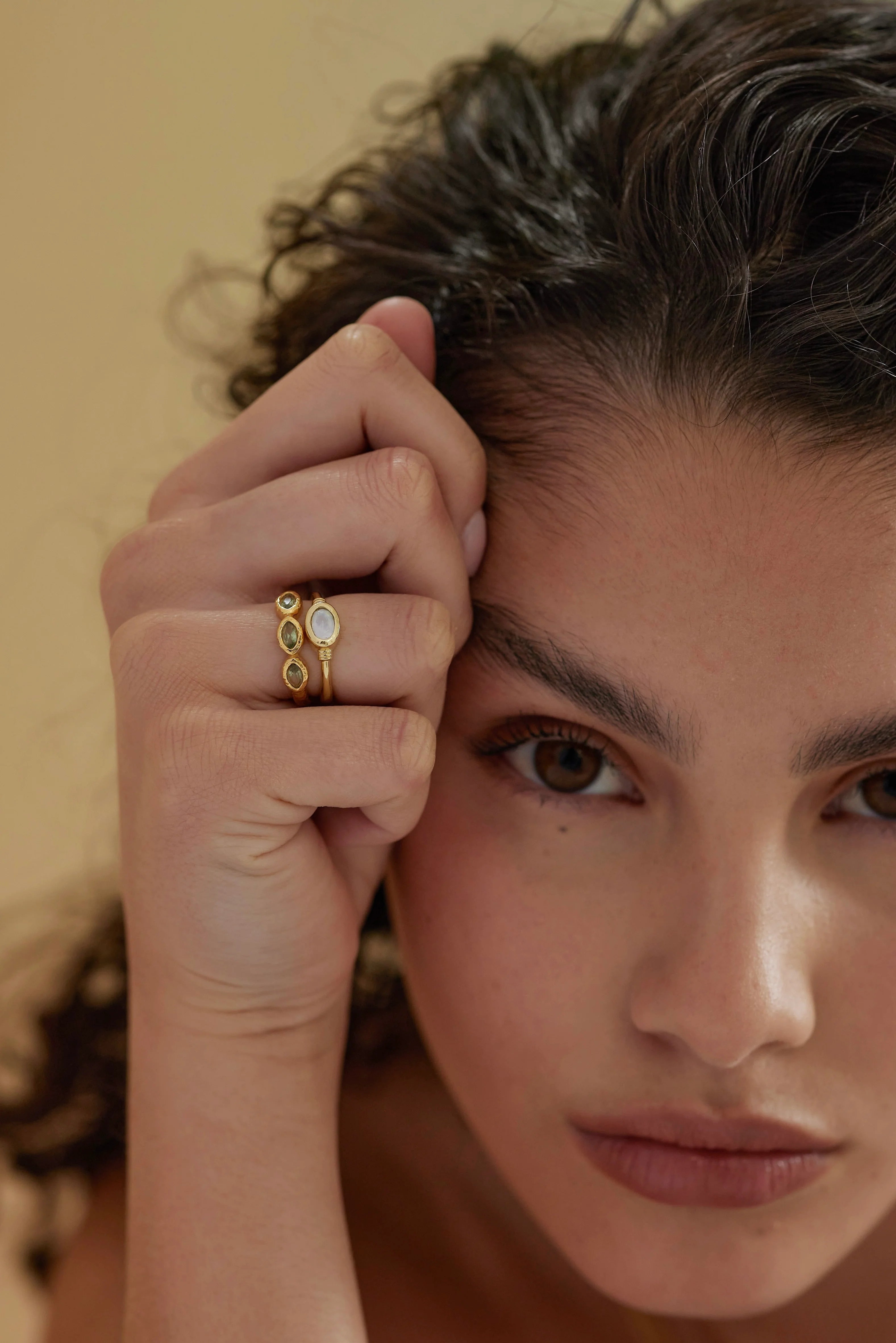 TONIMAY - TILLY MOONSTONE GOLD RING - SIZE 7 MEDIUM