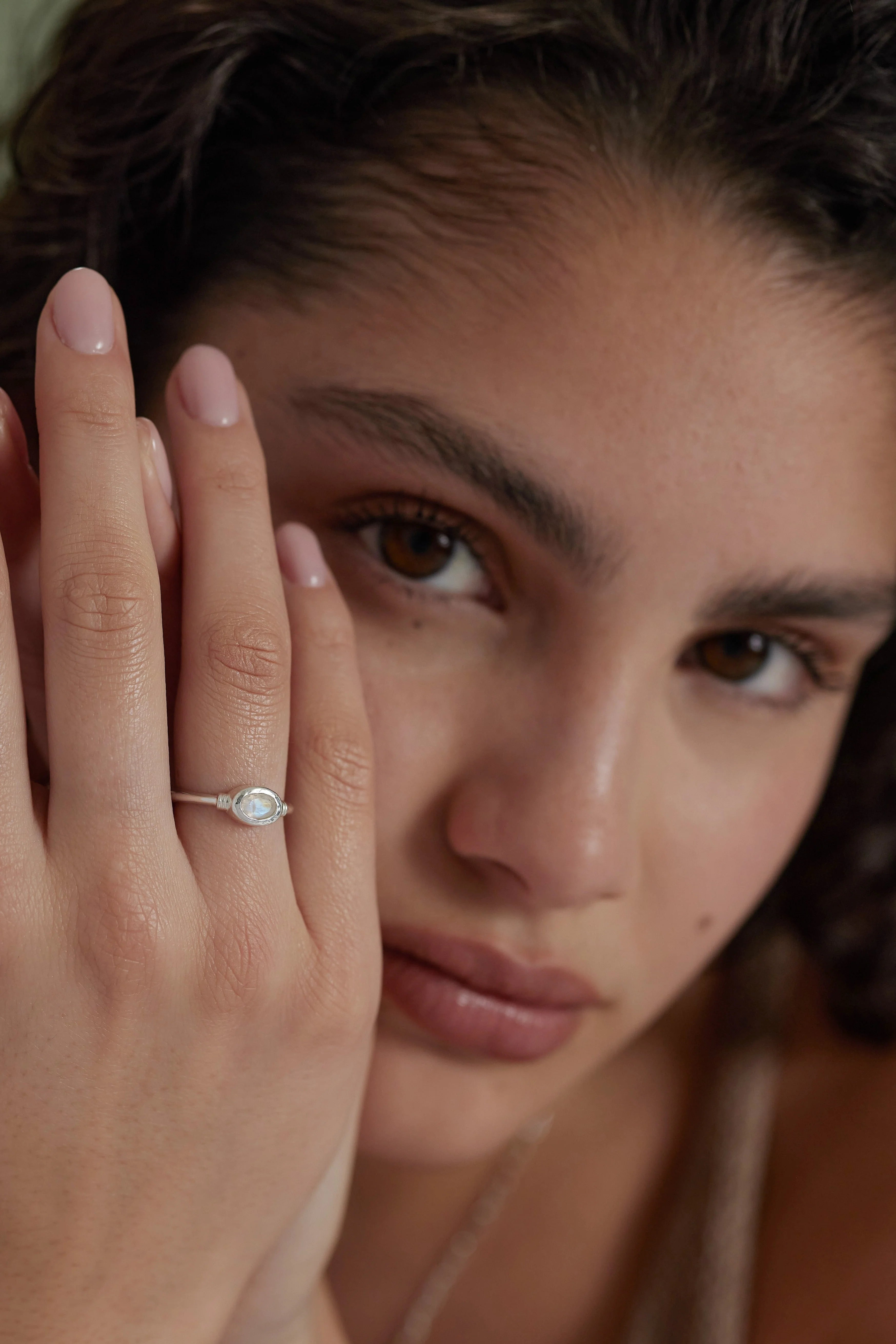 TONIMAY - TILLY MOONSTONE SILVER RING - SIZE 6 SMALL