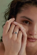 TONIMAY - TILLY TOPAZ SILVER RING - SIZE 6 SMALL