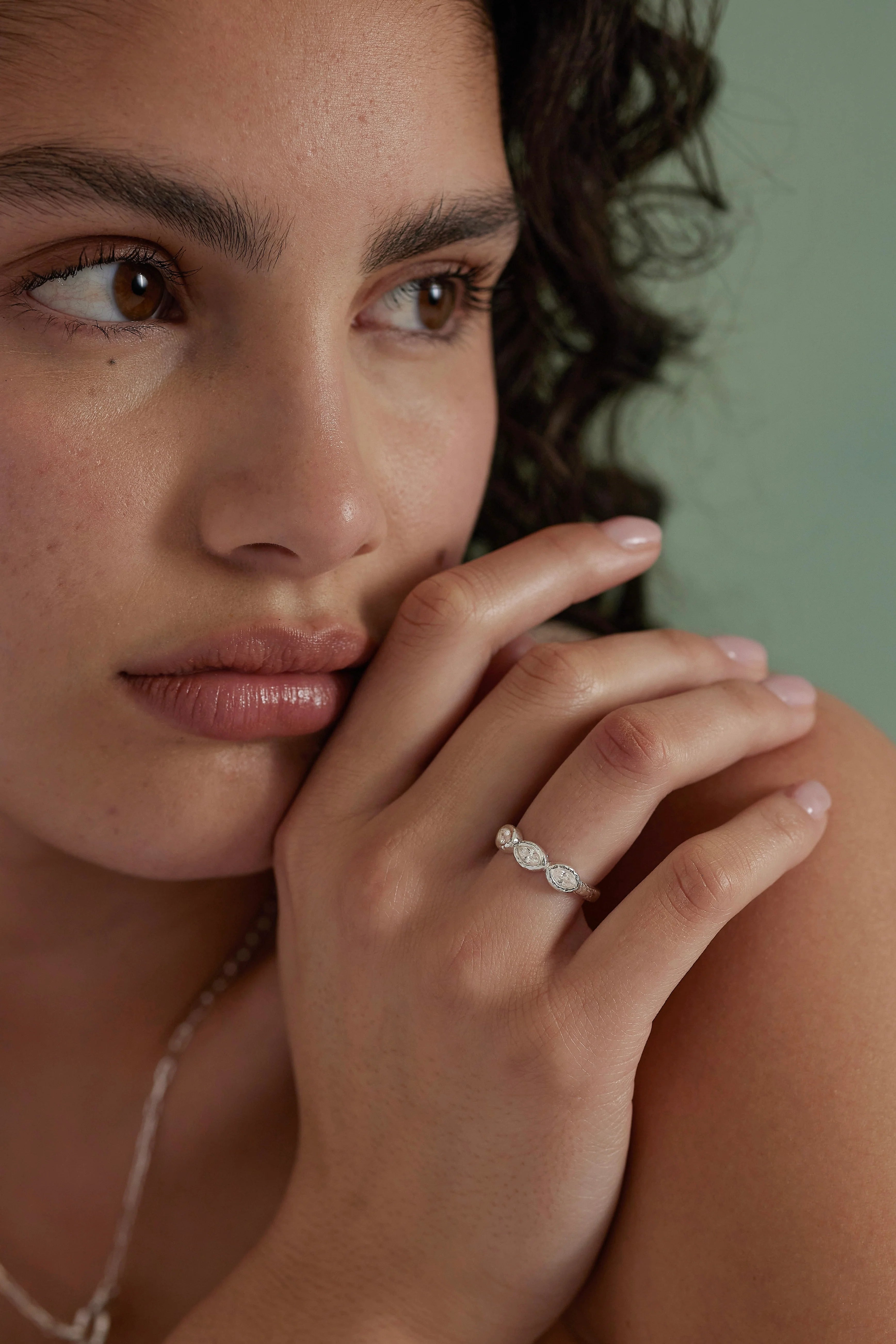 TONIMAY - MAYA CZ SILVER RING - SIZE 7 MEDIUM