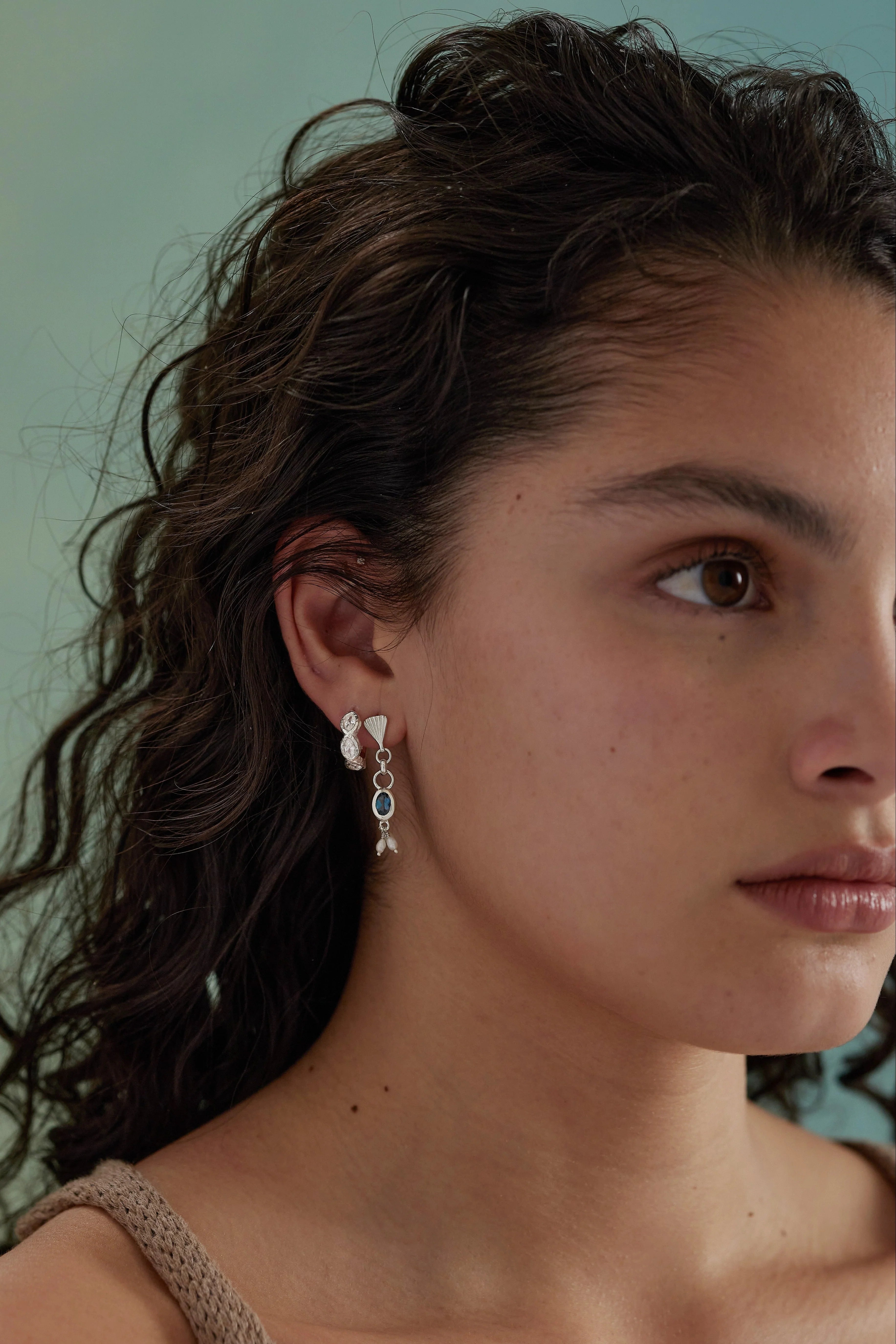 TONIMAY - MAYA CZ SILVER HUGGIES