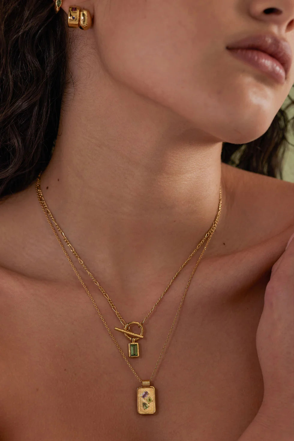 TONIMAY - DEA AMULET GOLD NECKLACE