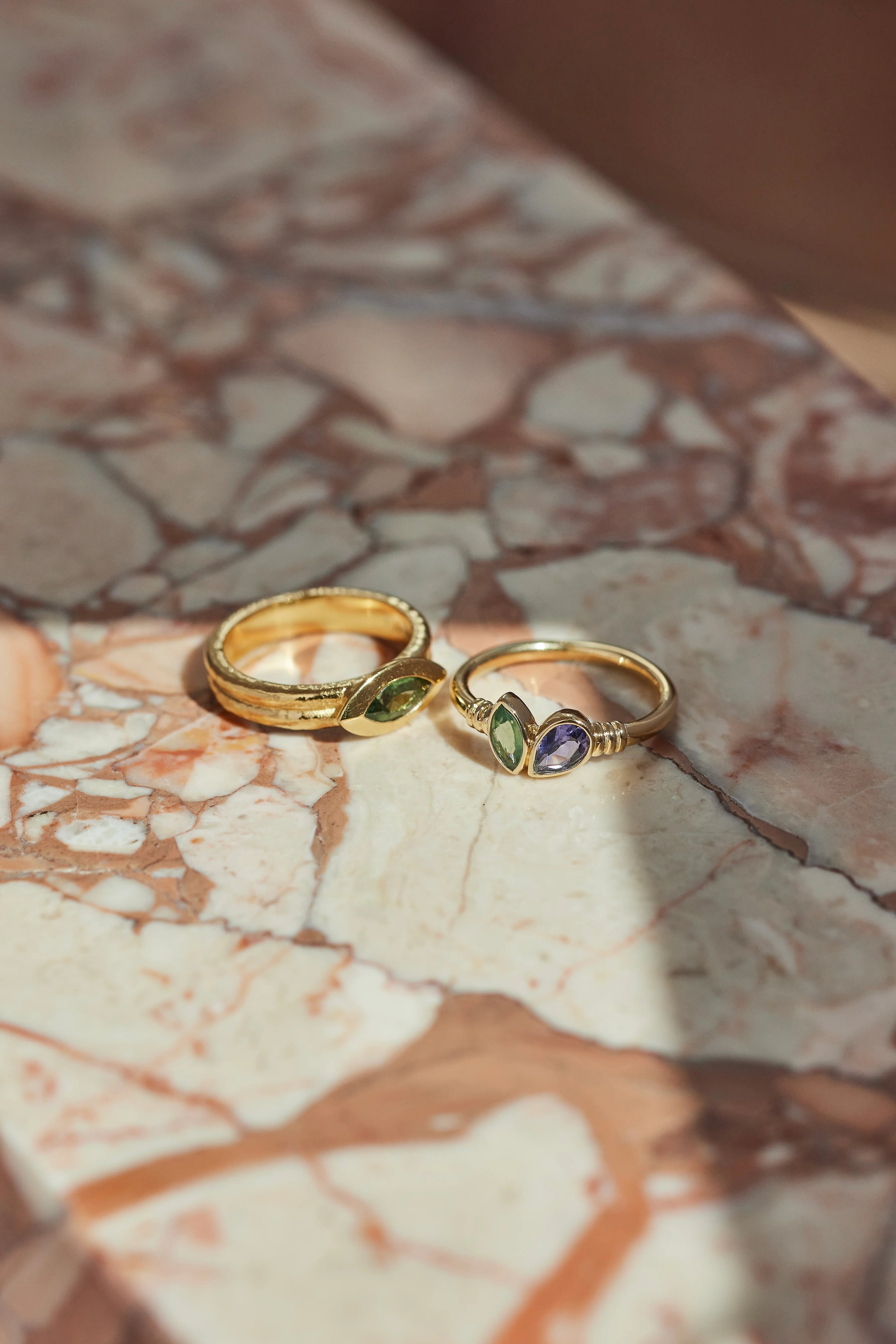 TONIMAY - AMARA MARQUISE APATITE GOLD RING - SIZE 8 LARGE