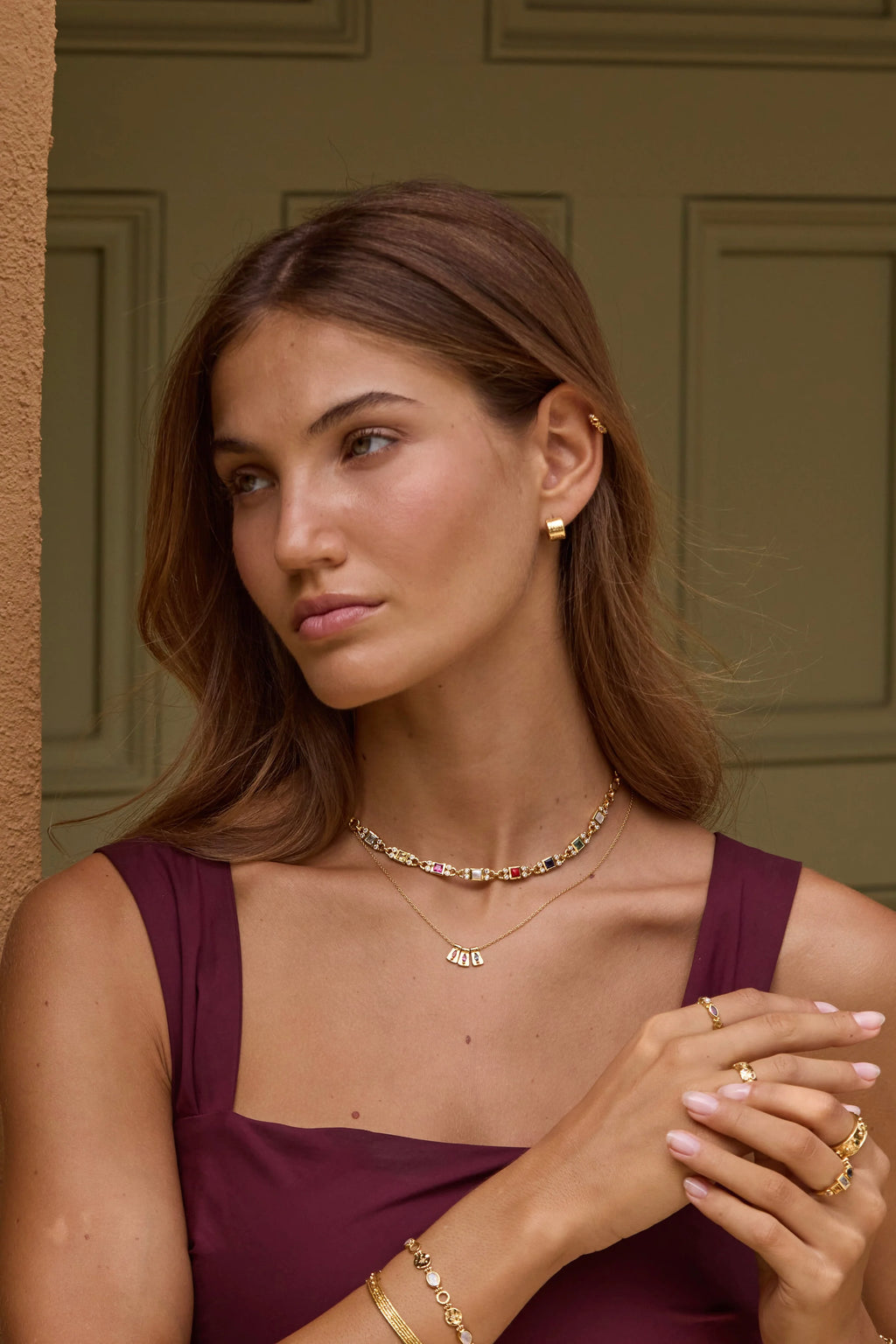 TONIMAY - ZAHRA GOLD EARRINGS