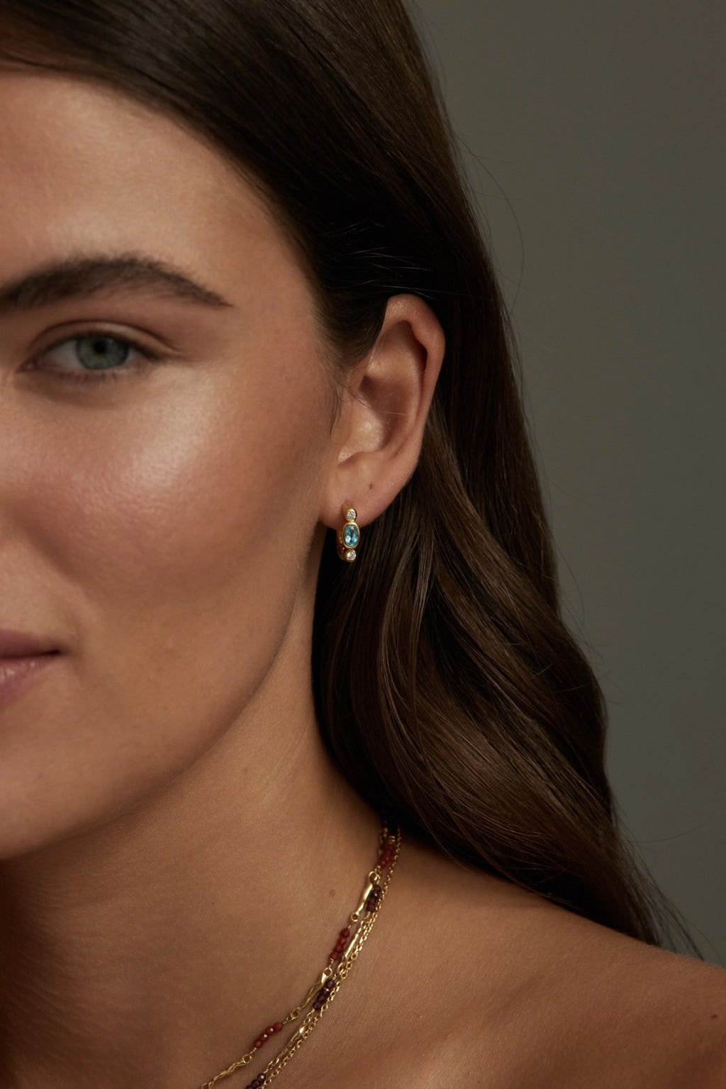 TONIMAY - TILDA TOPAZ GOLD EARRINGS