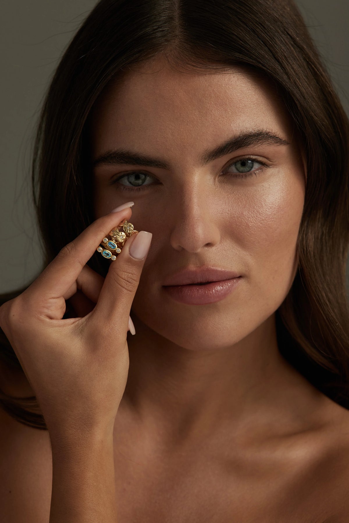 TONIMAY - TILDA TOPAZ GOLD EARRINGS