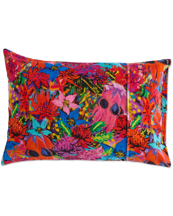 KIP & CO X JENNY KEE - VELVET PILLOWCASES 2P STD SET - GROWING THE PEACE
