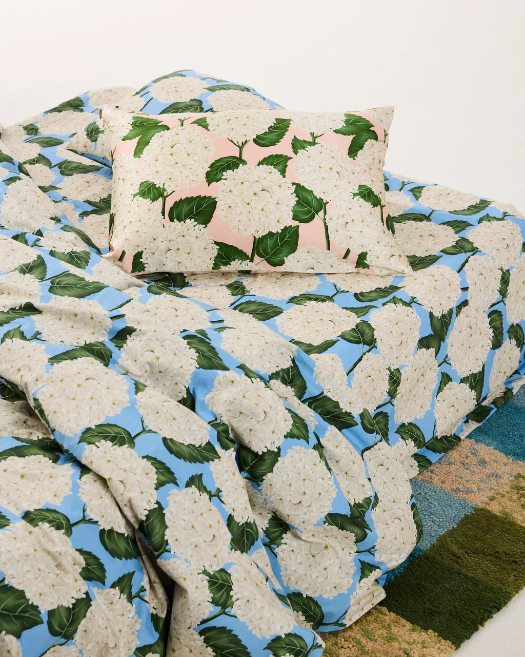 KIP & CO - SILK PILLOWCASE - HYDRANGEA PINK