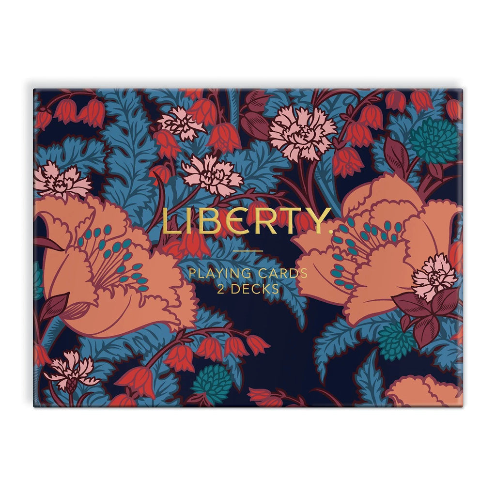 LIBERTY FLORAL PLAYING CARD SET